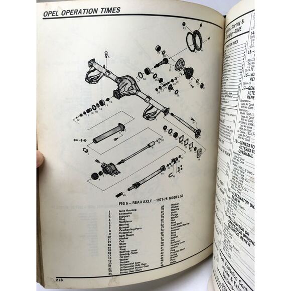 Vintage 1976 - MOTOR Imported Car Time Guide Service Estimate Manual 1st Edition - Picture 7 of 11